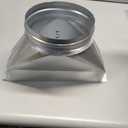 Tandefio 3-1/4" x 10" x 6'', 6" Diameter Rectangular to Round Duct Galvanized Transition Galvanized Round Transition Microwave Vent Kit for Connecting HVAC Duct Pipe Fittings