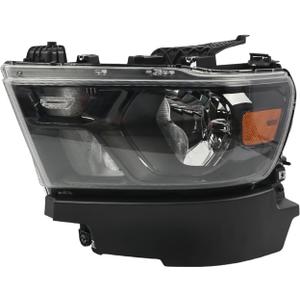 Nakkaa Left Halogen Headlight Assembly Compatible with 2019-2023 Ram 1500