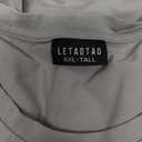 LETAOTAO Mens Hipster Longline T-Shirt Drop Cut Scallop Long Tail Slim Fit Bodybuilding Gym Muscle Workout Tee, XXL