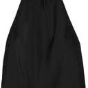 Spooktacular Creations Halloween Cape Costume, Black Cape for Adult, Black Cloak Knight for Halloween Dress Up Party Cosplay (Black, L)