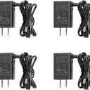 VideoSecu 4 Pack 12V DC 500mA Regulated Power Supplies AC to DC Power Adapters for Security Camera CCTV DVR Surveillance System WVV