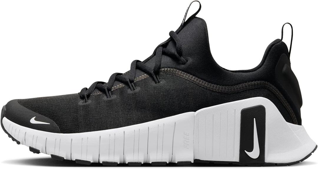 Nike Mens Free Metcon 6, Black/White 10.5 Medium