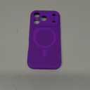 LOVE 3000 Designed for iPhone 17 Pro Case, Premium Silicone [Compatible with Magsafe][Soft Anti-Scratch Microfiber Lining] Shockproof Protective Phone Case for Men Women 6.3", Neon Purple