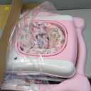 5 in 1 Foldable Baby Walker, Activity Baby Walker-Baby Bouncer, Rocker, Activity Center,Seat and Push Walker,Detachable Trampoline Mat, Adjustable Speed Rear Wheels and Height,Ages 6-18 Months(Pink)