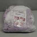 Bed Canopy with Star Lights, Double Layer Canopy for Bed, Princess Play Tent for Girls Room, Breathable Canopy Bed Curtain for Children Reading Nook, Machine Washable Canopy, 25.6''x106'', Purple