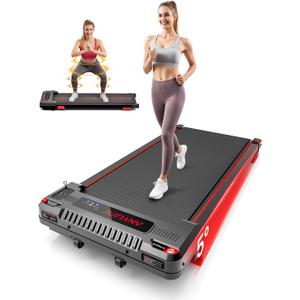 Walking Pad Treadmill, Anylife Incline Walking Pads Under Desk 330lb Capacity, 2.5HP Portable Treadmills for Home, Compact Treadmill Small Running Pad with LED Display, Remote Control