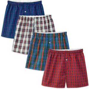 Fruit of the Loom Men's Fruit of the Loom Premium Woven Boxer (4 Pack)