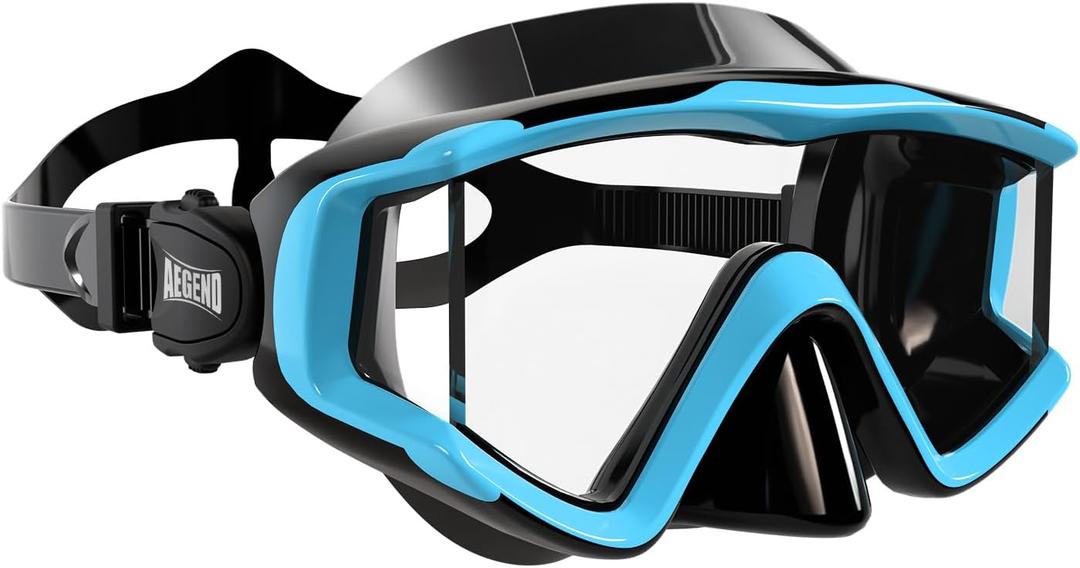 Aegend Diving Mask for Adult Youth Kid - Swim Goggles Comfort Fit with Mesh Bag for Snorkeling, Diving, Freediving & Swimming