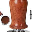 WYLOSUA 53mm Coffee Tamper | Professional Espresso Tamper | Ergonomic Wooden Handle | Durable 304 Stainless Steel | For Home & Commercial Use | Perfect for Baristas & Coffee Lovers