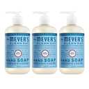 MRS. MEYER'S CLEAN DAY Hand Soap, Rain Water Scent, 12.5 Fl Oz Bottle - 3 Pack