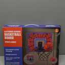 Basketball Hoop Indoor, Mini Basketball Hoop LED with 3 Balls and Scoreboard, Over The Door Basketball Hoop, Basketball Kids Toys Gifts for 3 4 5 6 7 8 9 10 11 12 Year Boys (Red)