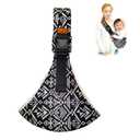 yemyig Baby Sling Carrier,Toddler Carrier, 2024 New Baby Carrier Newborn to Toddler,Portable Lightweight Non-Slip Hip Seat Carrier 10-30lbs(Black Sailboat)