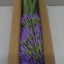 Artificial Flowers Plants for Outdoor Planters 8 Bundles Purple Flower Large Spring Summer 18.9 in Look Real Plasic Plant for Front Porch