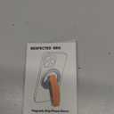 RESPECTED-BRO-Magnetic-Phone-Grip-Stand, Magnetic Phone Ring Holder Kickstand with Silicone Finger Strap, Compatibility for iPhone 17/16/15/14/13/12, Android, and More (Orange)