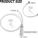 3 x IHOTDER Car Brake Bleeder Hose with One Way Check Valve,Durable Brake Fluid Bleeder Hoses Replacement,Universal Brake Bleeder Tool Car Accessories for Car Motorbike Bike (1 Set)
