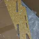 Large Castle Backdrop Stand Wooden Castle Fairytale Princess Birthday Party Decoration Photobooth Backdrop Centerpiece Supplies for Birthday Party Decorations (Gold)