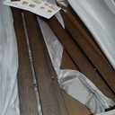 ClimbHope Bamboo Wire Shelf Covers, 30" W x 16" D, 5-Pack, Walnut