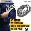 PartsBroz D510207P Dryer Drum Felt Seal - Compatible With Speed Queen Dryer - Replaces AP6284688 510207P 500006 501801 510207 PS17001050 Ultra Durable Replacement