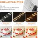 Bi-Color LED Photo Light Box 47x20x55in, Dimmable LEDs Product Photography Lighting Tent with High CRI>98, 3 Colors Backdrops for Large Product Photography (Clothes/Furniture/Artwork)