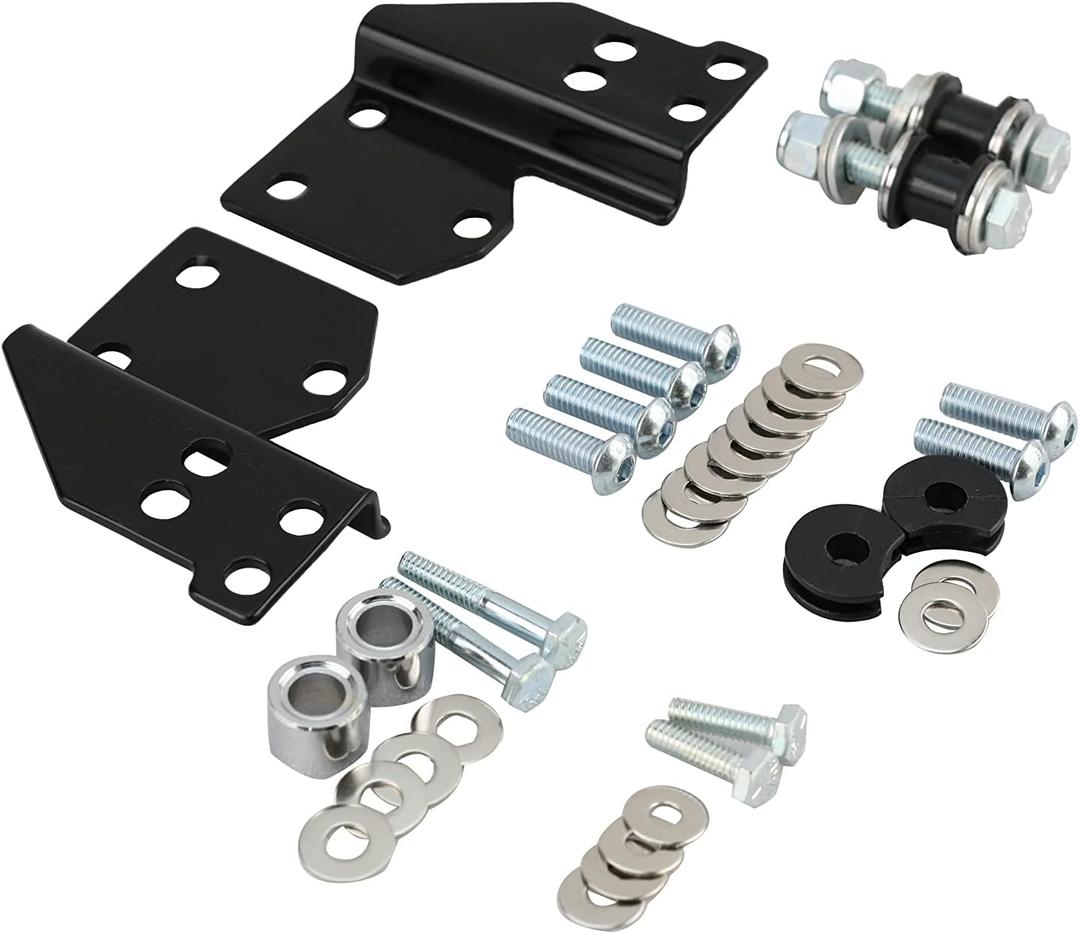 Front Docking Kit Fits for Harley Detachable Sissybar 1997-2008 Street Glide/Electra Glide/Road Glide/Road King (Sissybar Docking 97-08)