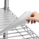Set Of 4 Wire Shelf Liners, Long Lasting And Superior Quality (Transparent)