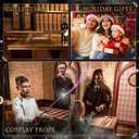 Magic Wizard Wand Resin Witch Sorcerer Wands for Kids Cosplay Party Halloween Costume Accessories, Broom