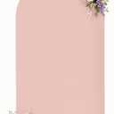 Pink Arch Backdrop Cover for Wedding, 6FT Dusty Pink Arch Cover Stretchy Backdrops, Double-Sided Arch Stand Covers for Wedding Ceremony, Baby Shower, Birthday Party Decoration