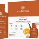CYMBIOTIKA Liposomal Vitamin C Supplement, Immune Health, Skin Health, Healthy Aging, Enhanced Absorption, Gluten Free, Soy Free, Plant-Based, Orange Vanilla Flavor, 28 x 15 mL Liquid Packets, BBD 05/2027