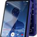 MP3 Player with Bluetooth 5.3 Portable Music Player with Speaker,FM Radio,E-Book,Shuffle/Repeat Play,Full Touch Screen MP3 Player for Meetings,Lectures,Fitness,SD Card Slot,64GB Blue