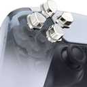 eXtremeRate Ergonomic Split Dpad Buttons (SDP Buttons) for PS5 Controller, Chrome Silver Independent Dpad Direction Buttons for PS5 Edge, for PS4 All Model Controller - Controller NOT Included