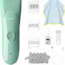 Baby Hair Clippers - Ultra Quiet Electric Hair Trimmer, Cordless Rechargeable Waterproof Haircut Kit for Kids Infants & Adult.
