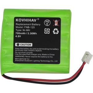 cs battery Replacement Battery for Standard Horizon HX100,fits Part No FNB-125, 4.8V 700mAh 3.36Wh Ni-MH
