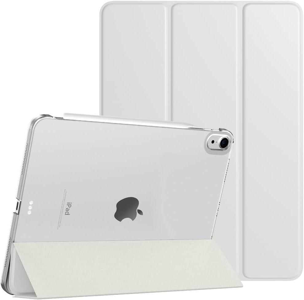 TiMOVO for iPad Air 11 Inch Case (M3/M2-2025/2024), iPad Air 5th Generation 2022/4th Gen 2020 10.9 Inch, Slim Hard Translucent Back Cover, Support Auto Wake/Sleep, Apricot Gray