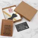 Son Memorial Gifts - Personalized Pocket Wallet For Daughter Gifts - 18th Birthday Graduation Christmas Gifts