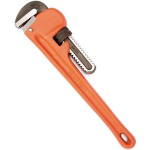 Edward Tools Pipe Wrench - Heavy Duty Heat Treated Steel Plumbing Wrench Tool - Forged Hook Jaw for Superior Grip - Quick Adjustment Nut (12")