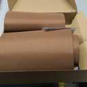 Lamp Shades Set of 2, Drum Lampshade for Table Lamps Floor Lamp, 13" Top X 13" Bottom X 10" High Brown Large-Medium Line Fabric Lamp Shades, Easy Assembly Replacement Lampshades