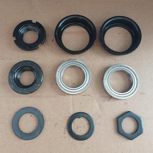 Upgrade New 2" Cup Bottom Bracket Set, One-Piece Bottom Bracket Cup Set Bearings Included (Black)