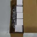 Sumnacon Drawer Dresser Knobs Pull Handles - Crystal Glass Diamond Decorative Knobs with Plate, Cabinet Cupboard Door Knobs with Screws for Kitchen Bathroom Office Decoration Pack of 10 (4.7 Inch, Silver)