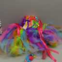 O'COCOLOUR Rainbow Candy Tutu Dress for Girls 3-10 Years Halloween Birthday Party Dress Up Costumes
