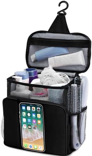 Dorm Room Essentials for Guys, Quick Dry Mesh Shower Caddy, Travel Toiletry Bag for Men and Women, Travel Cruise Ship Camping Essentials, Large Makeup Organizer for Full-Sized Toiletries Gifts for Men