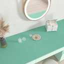 CHIHUT 12"x472" Velvet Green Peel and Stick Wallpaper Self Adhesive Velvet Felt Drawer Liner Soft Green Contact Paper for Cabinets Shelf Liner Thick Solid Color Felt Wallpaper for Accent Wall