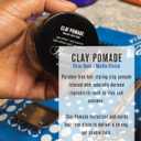 Baxter of California Clay Pomade, Strong Hold Matte Hair Clay for Men, Texturizing & Thickening Pomade for Natural Definition and All-Day Control, 2 Ounce