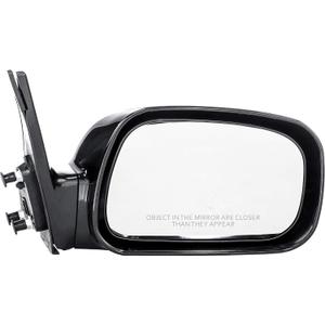 Dependable Direct Right Passenger Side Unpainted Power Operated Non-Heated Non-Folding Door Mirror Compatible with USA Built Toyota Camry (2002 2003 2004 2005 2006) - TO1321167
