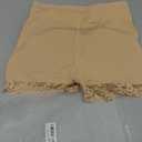AOSBOEI Women Butt Lifter Panties Padded Shapewear Hip Enhancer Pads Shorts Seamless Underwear Tummy Control Boyshorts (Large, Beige)