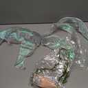 Fairy Wings for Adults and GirlsFairy Costume Set with Floral Garland, Fairy Hair Tinsel, Wand & Elf Ears  29"x21" Organza Butterfly Wings  Ideal for Cosplay, Party, Silver