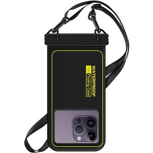 Waterproof Phone Pouch Floating, IP68 Waterproof Phone Case for iPhone 16 Pro 15 14 13 12 11 Pro Max Samsung Google, Dry Bag with Adjustable Lanyard, Up to 6.7'' Black Waterproof Phone Pouch Floating, IP68 Waterproof Phone Case for iPhone 16 Pro 15 14 13 12 11 Pro Max Samsung Google, Dry Bag with Adjustable Lanyard, Up to 6.7'' Black