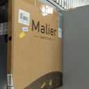 Malier Large Walk-Thru Door Baby Gate, 29-40" No Drill Pressure Mounted Dog Gate with Auto Close, Safety Gate Pet Gate for Stairs, Doorways, Child and Dogs Indoor (Black, 29''- 40''W 30''H)
