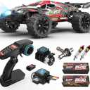 Hosim Mini 1:8 Brushless RC Cars for Adults, VEXARO MAX 50MPH High Speed Rc Trucks Fast, 4X4 Remote Control Car All Terrain RC Truggy Waterproof Off Road Hobby Large Monster Truck with 3S Battery