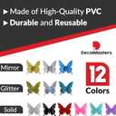 Butterfly (48, Blue Glitter)