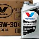 Valvoline Advanced Full Synthetic SAE 5W-30 Motor Oil 5 QT, Case of 3